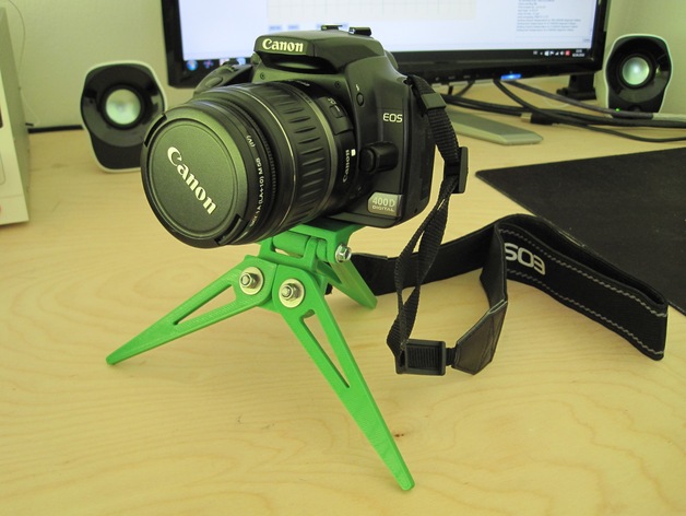 Compact Camera Tripod - foldable 3D model
