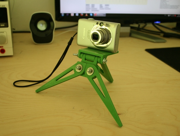 3D Compact Camera Tripod - foldable model