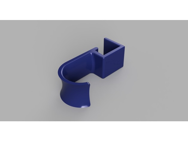 3D Cubicle Shelf Edge Headset Hanger model