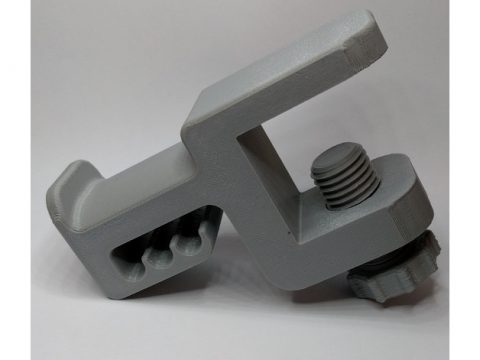 Desk Mount Headphone Holder / Mount / Clamp 3D model