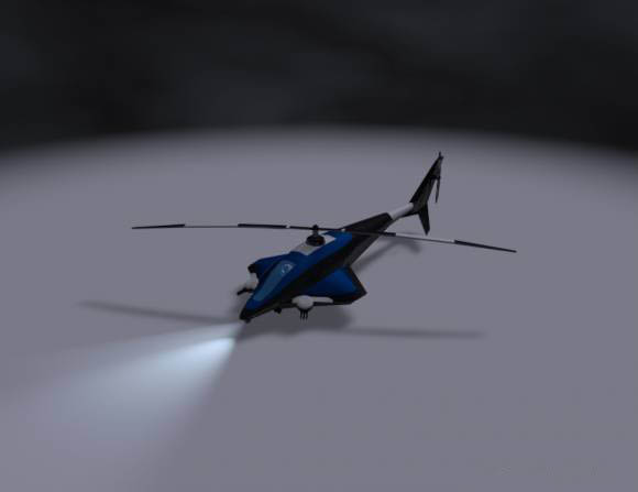 Drone Chopper 3D model