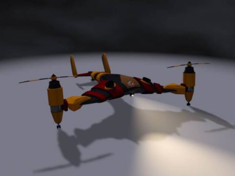 Drone Osprey 3D model