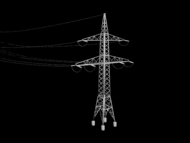 Electricity Tower 3D model