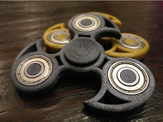 Fidget Tri Spinner 3D model