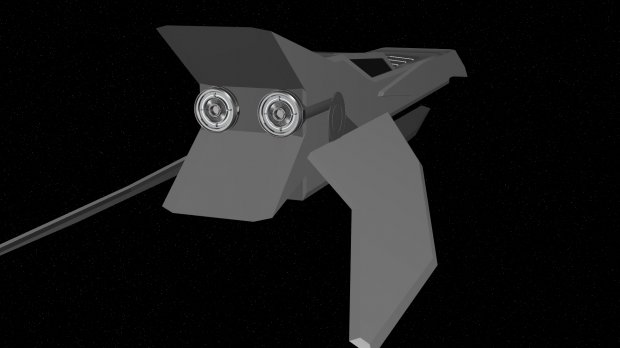 3D Fighter Spaceship model