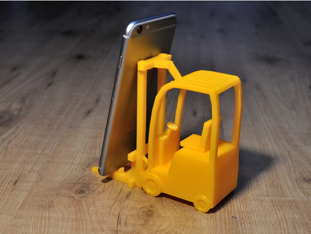 Forklift Phone Stand 3D model