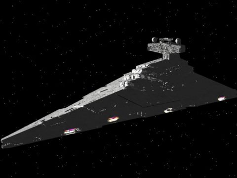 Hi-Poly Imperial Star Destroyer 3D model