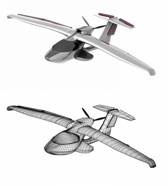Icon A5 Aircraft 3D model