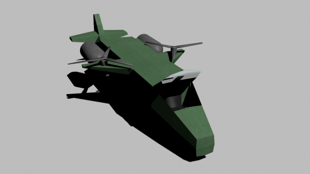 Low Poly Helicopter 3D model