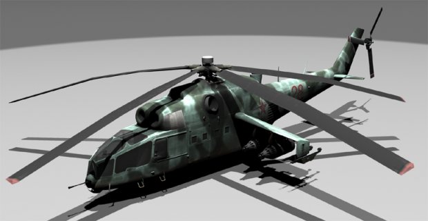 Mi-24A Hind 3D model