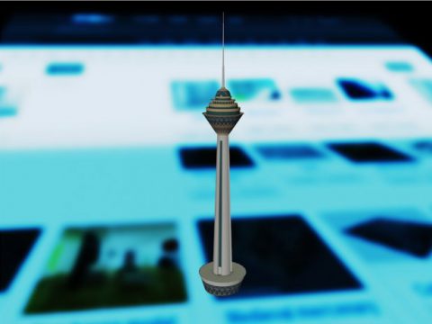 Milad Tower 3D model