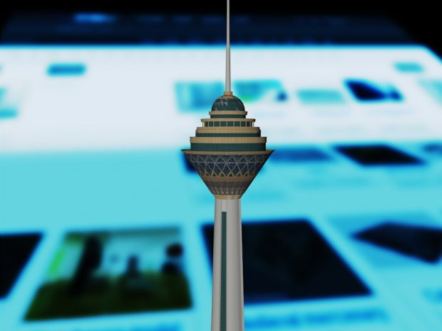 3D Milad Tower model