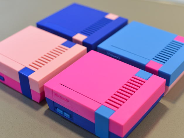 3D Mini NES Pi 3 Case model