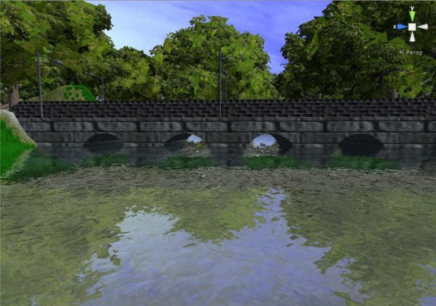 Modern Bridge 3D model