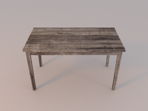 Old wooden table 
