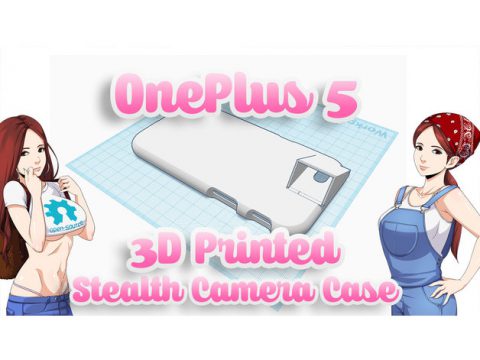 OnePlus 5 3D Printed Stealth Camera Case 3D model