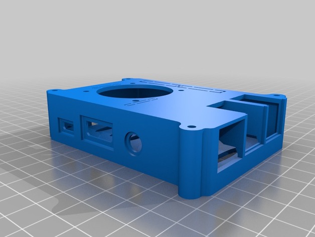 3Raspberry Pi 3 Case with 40 mm fan and without vesa mount model
