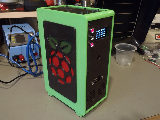 Raspberry Pi Desktop Tower Case 3D model