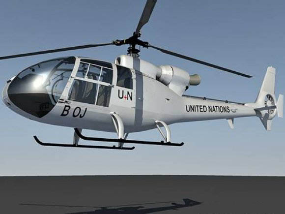SA342 Gazelle 3D model