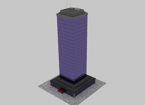 Simple Tower 3D model