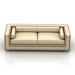 Sofa zanaboni atlantique art2261 3d model download
