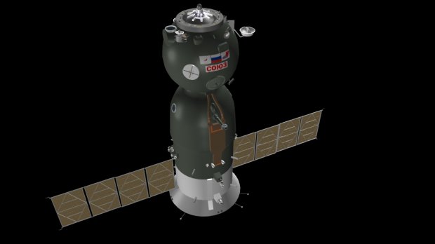 3D Soyus Spacecraft  model