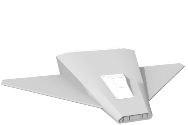 3D Spaceship  model
