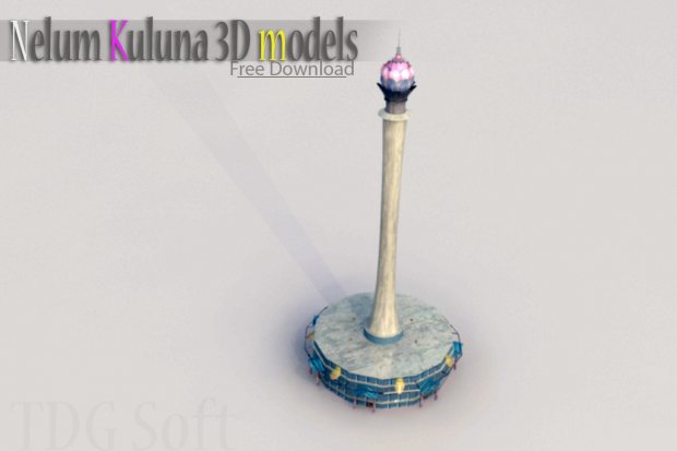 Sri lanka Big tower 3D model