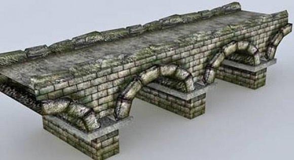 Stone Bridge 3D model