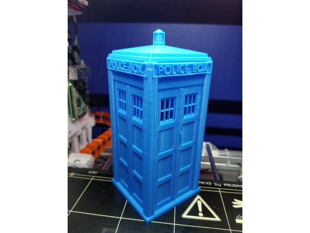 TARDIS Raspberry PI 3 case 3D model