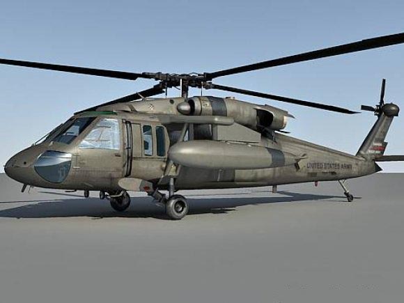UH-60 Blackhawk Helicopter 3D model
