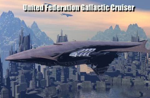 United Federation Gallactic Cruiser 3D model