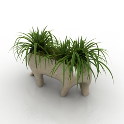 Vase rack for plant 3d model