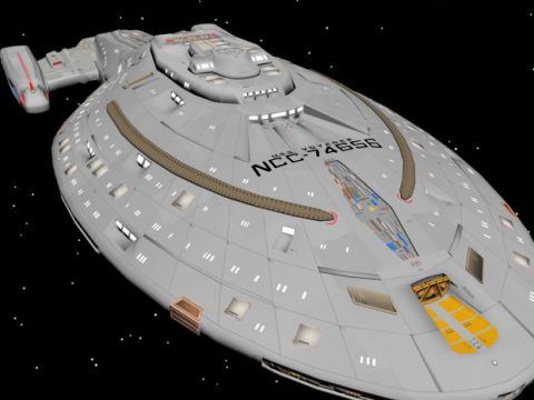 Voyager NCC 74656 3D model
