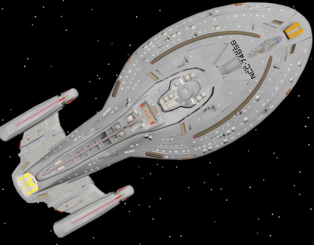 3D Voyager NCC 74656 model
