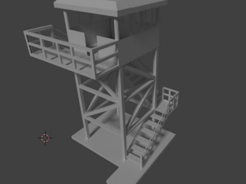 3D Watch Tower Army