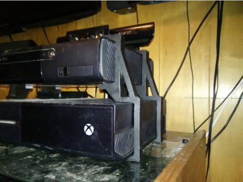 3D Xbox one and Xbox 360 Slim riser model