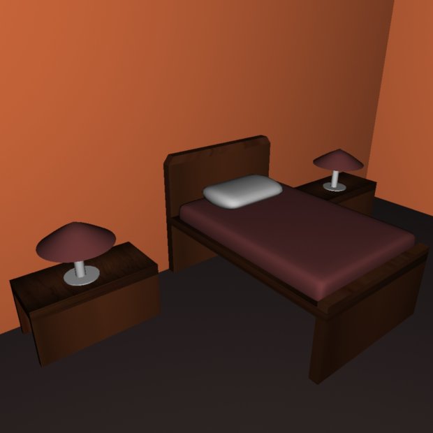 Basic room 3D model
