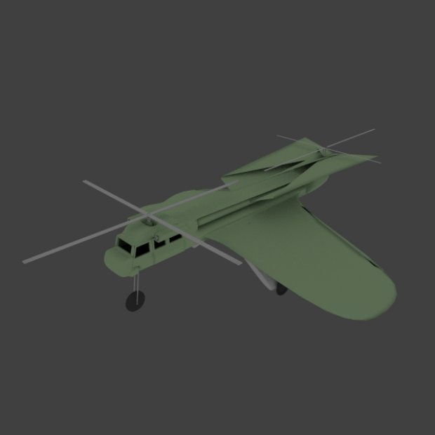 Carrier drone 3D model