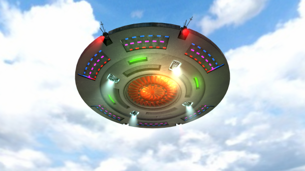 Flying saucer 3D model