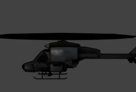 Helicopter 3D model