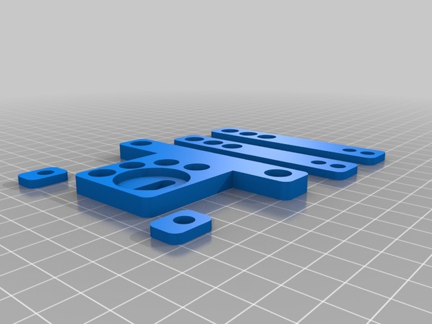 Mounting plates 3D model