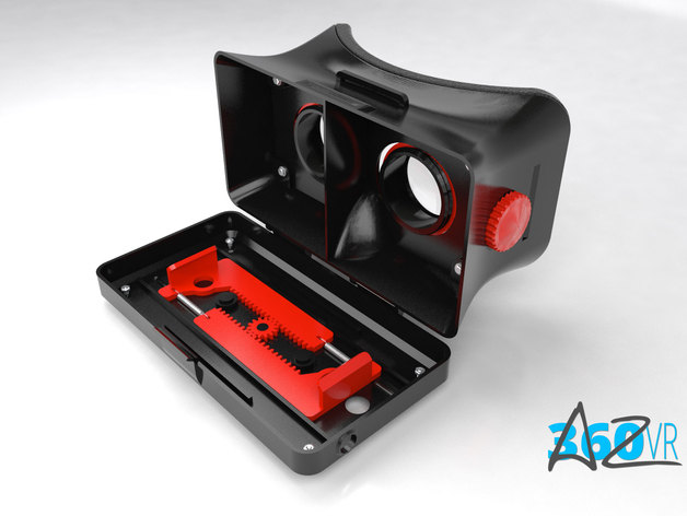 3D printable VR Headset for smartphones