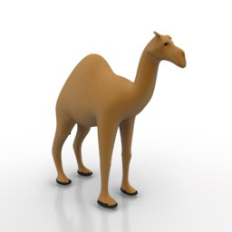Arabian camel 3d model
