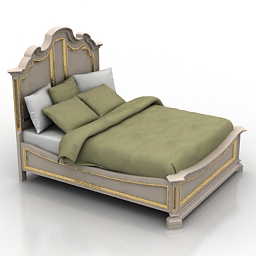 Bed Stanley Grand Continental Maison 3d model
