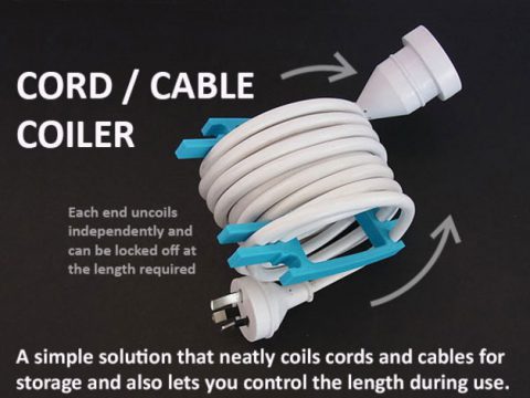 Cord / Cable Coiler 3D model