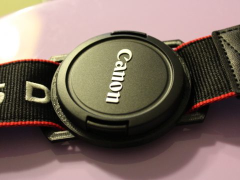 Camera Lens Cap Holder 3D model
