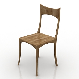Chair CECCOTTO STORICA Chumbera segunda 3d model