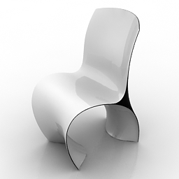 Chair Moroso Three Skin 3d model