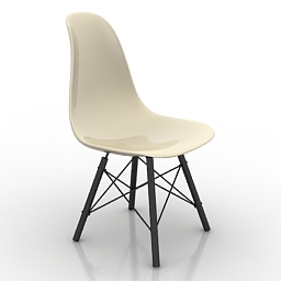 Chair ZYtime Furniture Factory Eames Plastic Side 3d model